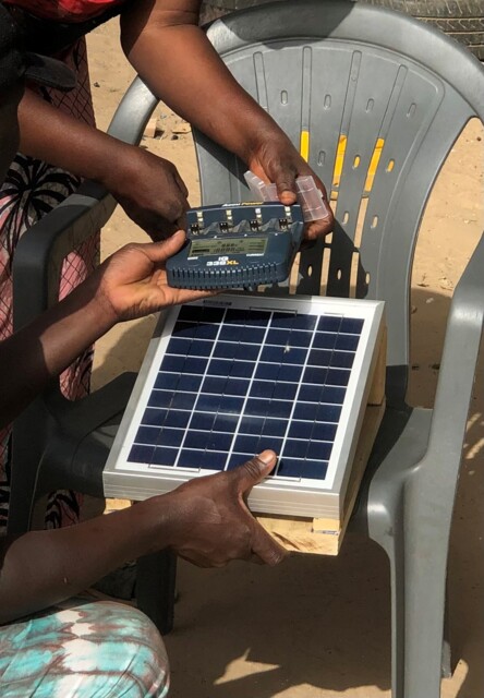 Mini Solaranlage